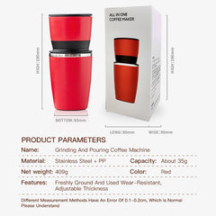 Red Coffee Grinder