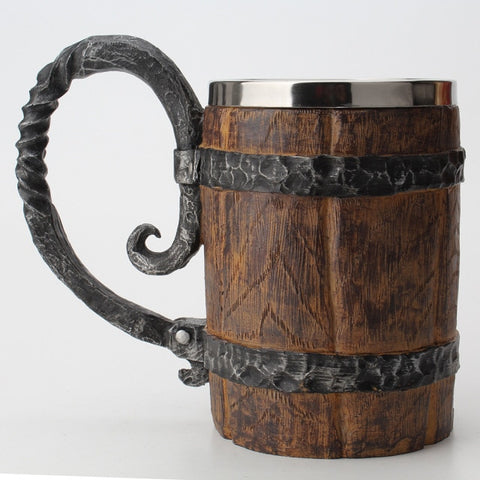 Wood Beer Mug